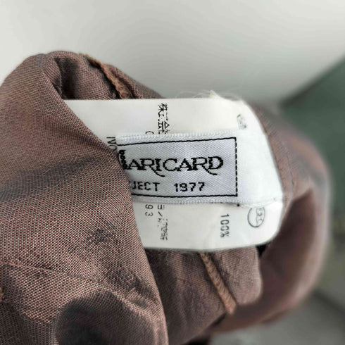 YACCOMARICARD シルク バルーン パンツ レディース 69~77