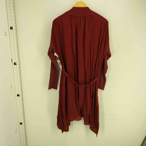 ヒロココシノ HIROKO KOSHINO TRUNK ニット切り替え シアー L/S クロップド ワンピース レディース
