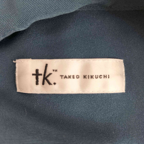 ティーケータケオキクチ tk. TAKEO KIKUCHI ランダムストライプクレリックシャツ メンズ