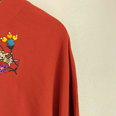 アルベロベロ OLLEBOREBLA キャラクター ビーズ 刺繍 L/S カットソー レディース