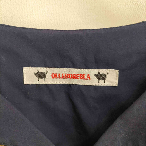 アルベロベロ OLLEBOREBLA タータンチェック ぶたプリント スキッパー ワンピース レディース