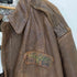 アヴィレックス AVIREX 80s Willbe seeing you USO TOUR 1944 マップライニング A-2 フライトジャケット メンズ L