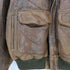アヴィレックス AVIREX 80s Willbe seeing you USO TOUR 1944 マップライニング A-2 フライトジャケット メンズ L