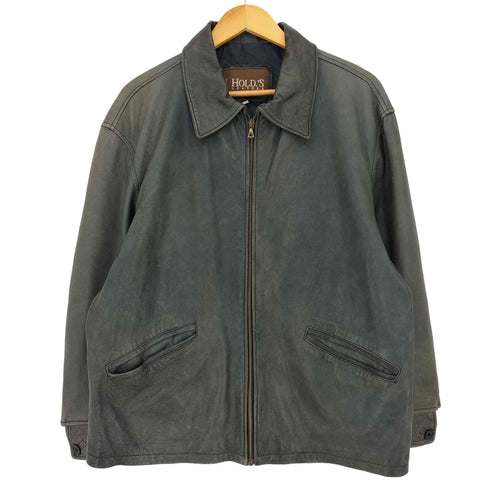 HOD.S EATHER 本革 レザージップアップブルゾン メンズ 50