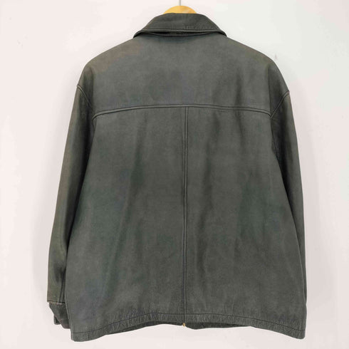 HOD.S EATHER 本革 レザージップアップブルゾン メンズ 50