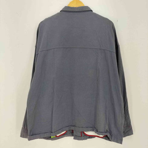 Eafins Brand フロントダブルループ マルチポケットジャケット メンズ XL