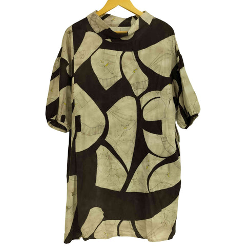 イオコムイオ io comme  io 総柄 S/S ワンピース レディース