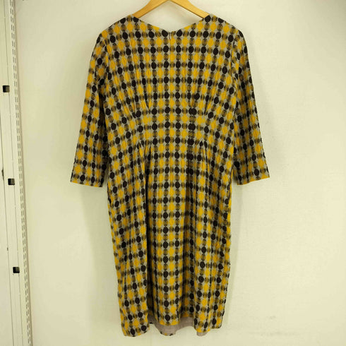 タバサ TABASA ドット柄 L/S クロップド ワンピース レディース