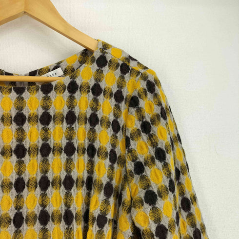 タバサ TABASA ドット柄 L/S クロップド ワンピース レディース