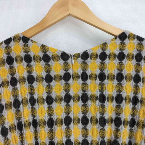 タバサ TABASA ドット柄 L/S クロップド ワンピース レディース