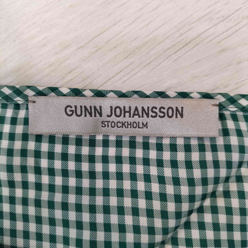 GUNN JOHANSSON チェック ノースリーブ ブラウス レディース JPN:40