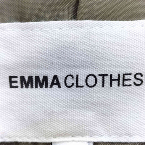 エマクローズ EMMA CLOTHES TR綾ストレッチ オーバーサイズピークドラペルダブルテーラードジャケット/タックセミワイドストレートパンツ メンズ JPN:L