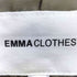 エマクローズ EMMA CLOTHES TR綾ストレッチ オーバーサイズピークドラペルダブルテーラードジャケット/タックセミワイドストレートパンツ メンズ JPN:L