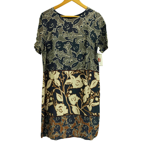 ローラアシュレイ LAURA ASHLEY ボタニカル S/S クロップド ワンピース レディース