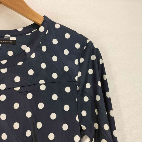 ワイズ Ys 16AW ドット フリル レーヨン L/S ブラウス レディース JPN:2