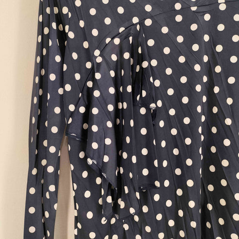 ワイズ Ys 16AW ドット フリル レーヨン L/S ブラウス レディース JPN:2