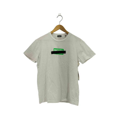 ディーゼル DIESEL ボックスロゴ クルーネックTシャツ メンズ import:L