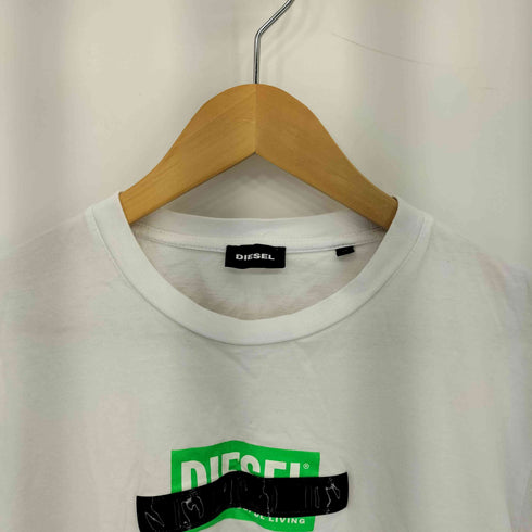 ディーゼル DIESEL ボックスロゴ クルーネックTシャツ メンズ import:L