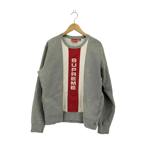 シュプリーム Supreme Vertical Logo Panel Crewneck クルーネックスウェット メンズ import:M