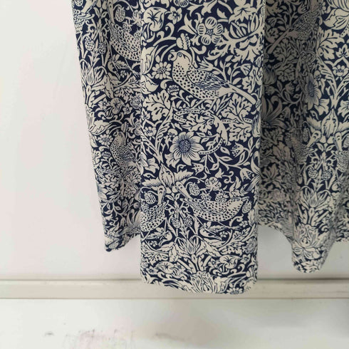 モリスアンドサンズ MORRIS & SONS いちご泥棒柄 ストレッチノースリーブワンピース レディース JPN:L