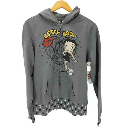ベティー BETTY BOOP Y2K キャラクタープリント ジップパーカー レディース L 11/13