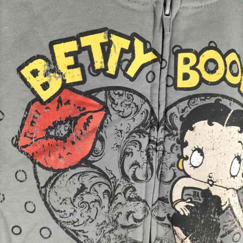 ベティー BETTY BOOP Y2K キャラクタープリント ジップパーカー レディース L 11/13