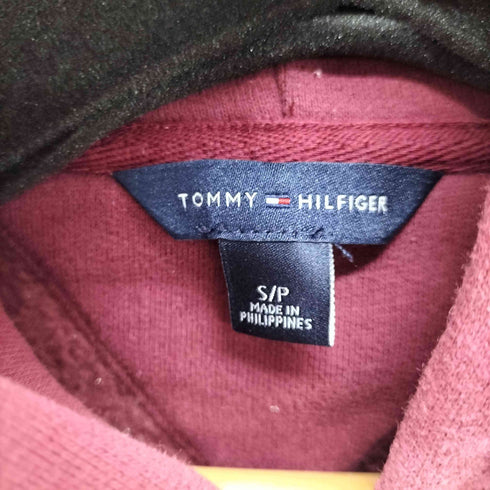 トミーヒルフィガー TOMMY HILFIGER 00S ロゴ刺繍 ジップパーカー レディース JPN:S