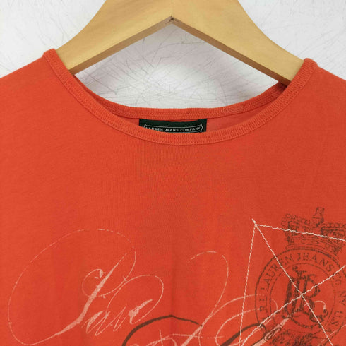 ローレンジーンズカンパニー LAUREN JEANS COMPANY フロントプリントTシャツ レディース JPN:S