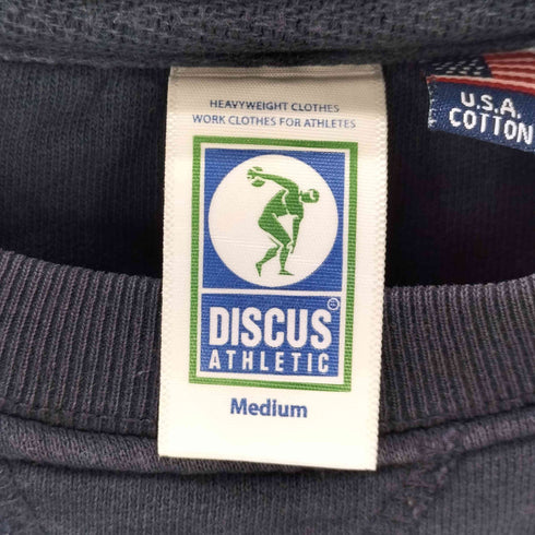 ディスカス アスレチック Discus Athletic 90S USA製 無地 ブランク Vガゼット プルオーバー スウェット メンズ import:M