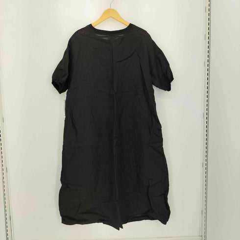フォグリネンワーク fog linen work リネン クルーネック 半袖ワンピース レディース