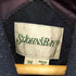 セントジョンズベイ STJOHNS BAY 90s バイカラー スエードレザー ジップアップ スタジャン メンズ M