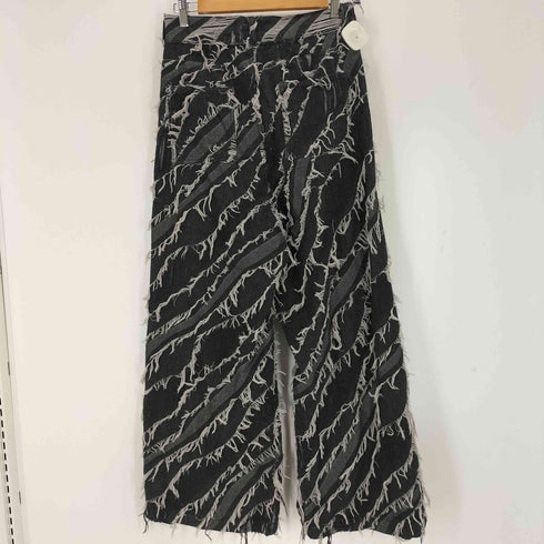 キャスパージョン CASPER JOHN Fringe jacquard baggy denim フリンジジャガードバギーデニム メンズ JPN:S
