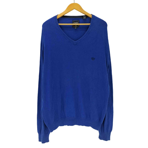 チャップス CHAPS Cotton Cashmere コットン カシミア Vネック プルオーバー ニット セーター メンズ XXL