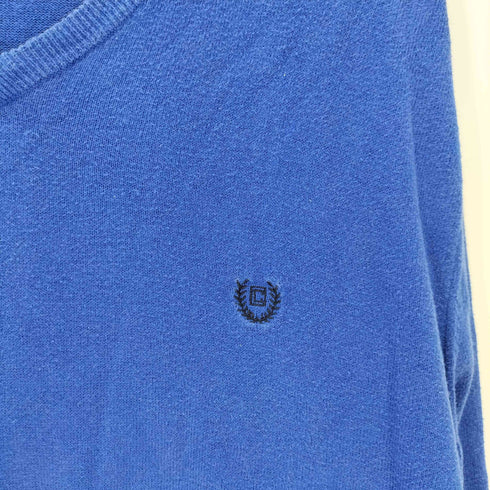 チャップス CHAPS Cotton Cashmere コットン カシミア Vネック プルオーバー ニット セーター メンズ XXL