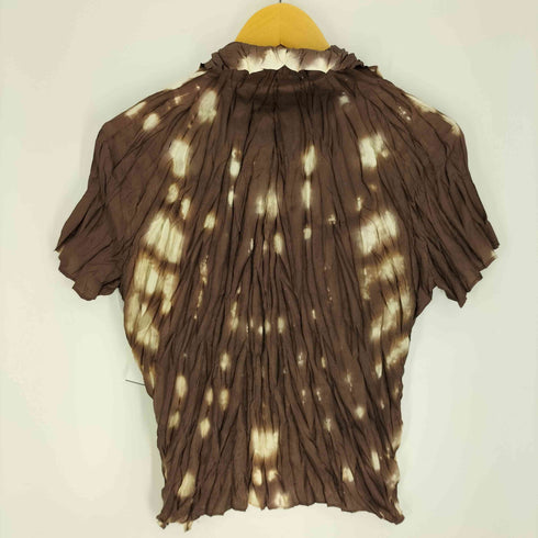 プリーツプリーズイッセイミヤケ PLEATS PLEASE ISSEY MIYAKE シワ加工 タイダイ ブラウス レディース JPN:3