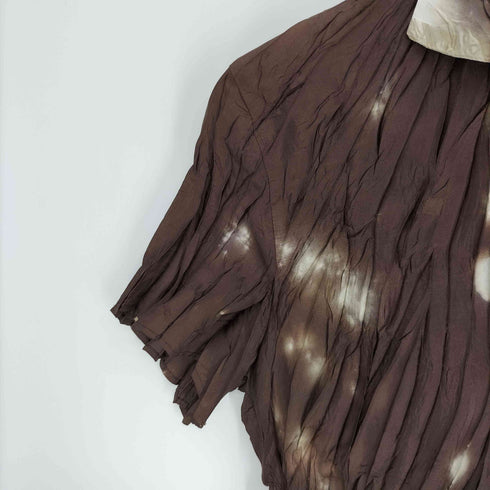 プリーツプリーズイッセイミヤケ PLEATS PLEASE ISSEY MIYAKE シワ加工 タイダイ ブラウス レディース JPN:3