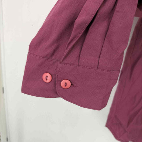 ROMANELLI 金ボタン スタンドカラー 長袖シャツ メンズ JPN:L
