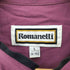 ROMANELLI 金ボタン スタンドカラー 長袖シャツ メンズ JPN:L