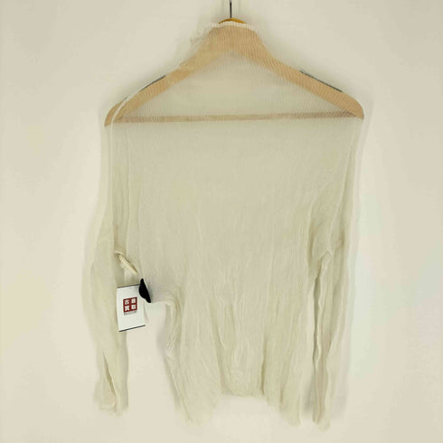イッセイミヤケ ISSEY MIYAKE 90S 97SS 銀タグ シアープリーツ カットソー レディース JPN:M