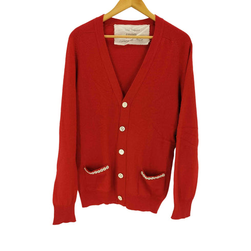 ルールロジェット leur logette SUNNY VINTAGE パールデザインリブニットカーディガン レディース