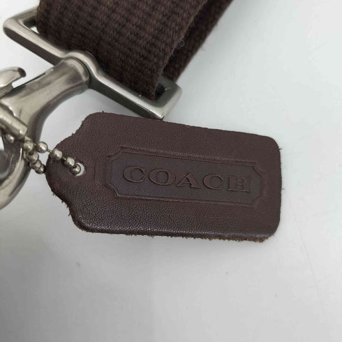 コーチ COACH 2000年製造 USA製 オールド グラブタンレザー ショルダーバッグ レディース