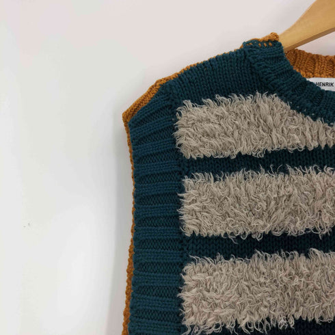 ヘンリックヴィブスコブ Henrik Vibskov 23AW Fringe Knit Vest レディース XS/S