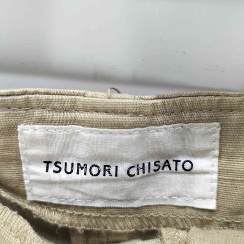 ツモリチサト TSUMORI CHISATO ワーク ミニ ベルト付き フレア タイト スカート レディース