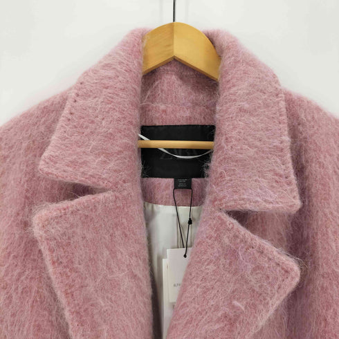 ザラ ZARA ZW COLLECTION オーバーサイズ ウール混紡コート レディース import:M