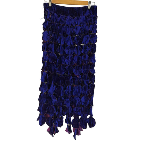 A.W.A.K.E. Mode 24SS VELVET MULTI CIRCLE DOUBLE LAYERED MAXI SKIRT レディース JPN:40