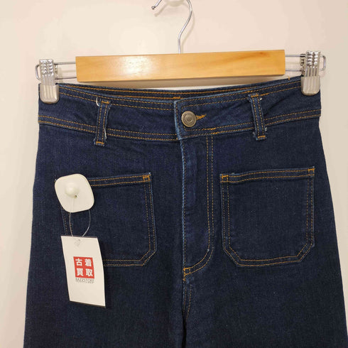 ザラ ZARA マリンストレートジーンズ レディース EUR:36