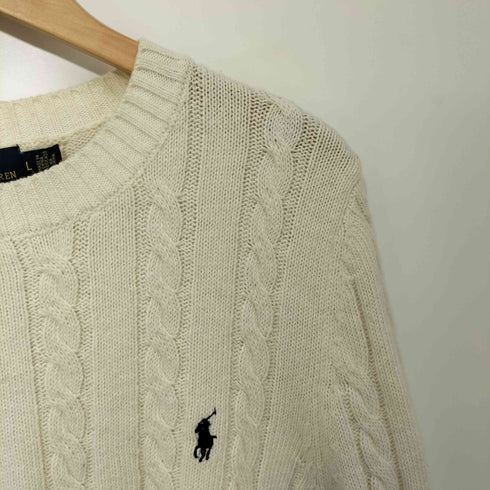 ポロラルフローレン POLO RALPH LAUREN ポニー刺繍 ロングスリーブケーブルニット メンズ import:L