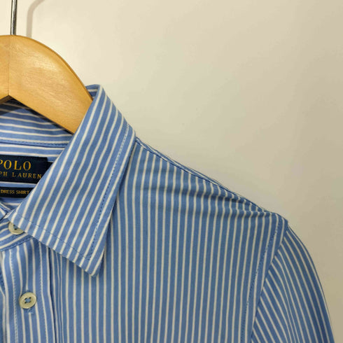 ポロラルフローレン POLO RALPH LAUREN ストライプ柄 ポニー刺繍 KNIT DRESS SHIRT メンズ JPN:M