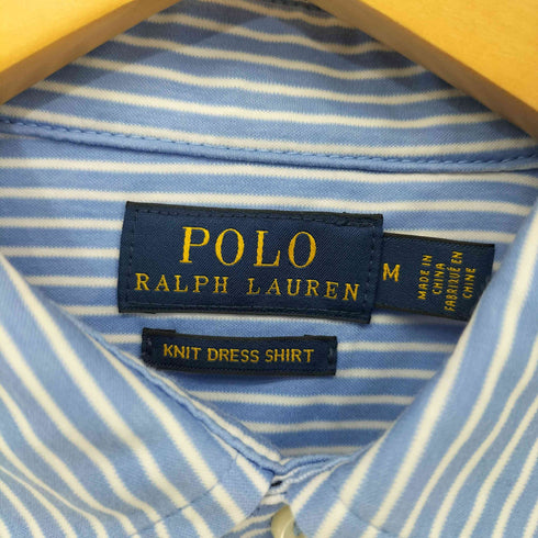 ポロラルフローレン POLO RALPH LAUREN ストライプ柄 ポニー刺繍 KNIT DRESS SHIRT メンズ JPN:M