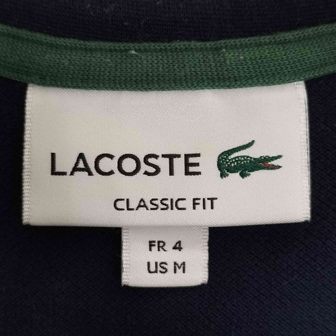 ラコステ LACOSTE アウトドアジップポケット鹿の子地半袖Tシャツ メンズ import:M